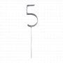 Sparkler - Nummer - S�lv - Nummer: 5