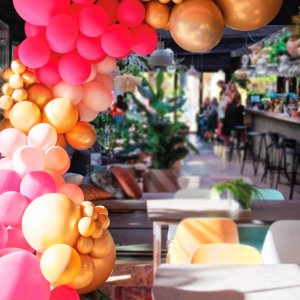 Ballongbue - 5m - Premium Rosa