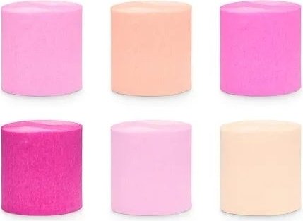 Kreppapir - Rosa miks Kreppapir - Rosa miks