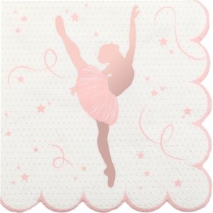 Servietter - Ballerina - 10-pakning
