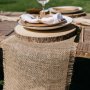 Jute bordl�per - Naturfarget - 30 cm x 5 m