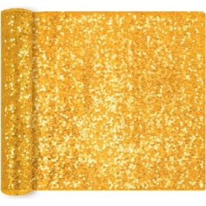 Løper - Glitrende gull - 200x28 cm Løper - Glitrende gull - 200x28 cm