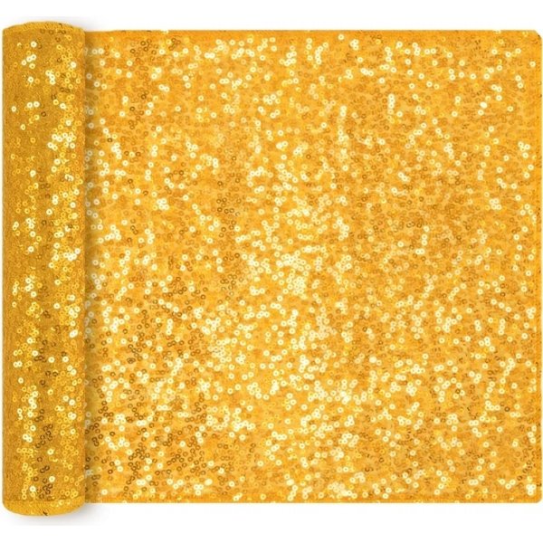 Lper - Glitrende gull - 200x28 cm