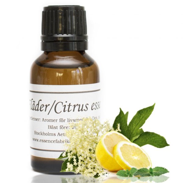 Aroma/Essens - 25ml - Hyllebær/Sitrus Aroma/Essens - 25ml - Hyllebær/Sitrus