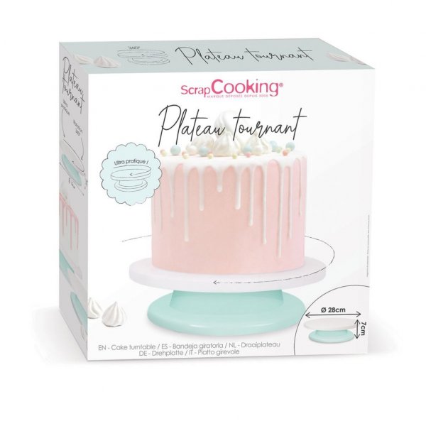 Snurretallerken - ScrapCooking - Mint/Hvit Snurretallerken - ScrapCooking - Mint/Hvit