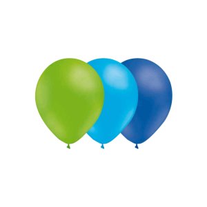 Ballonger - Mix - Limegrønn/Lyseblå/Blå - 15-pakning Ballonger - Mix - Limegrønn/Lyseblå/Blå - 15-pakning