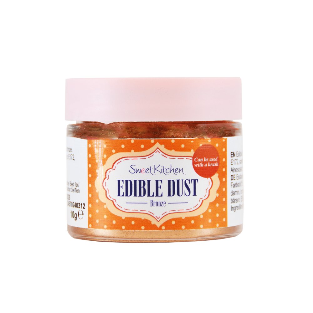 Spiselig glitter – Sweet Kitchen – Bronse – 10 g – Spiselig glitter, Sprinkles