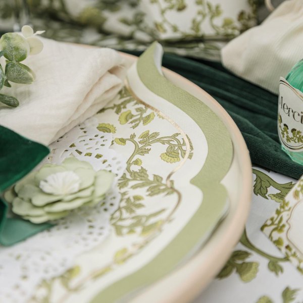 Servietter - Blomst - 16-pakning Servietter - Blomst - 16-pakning