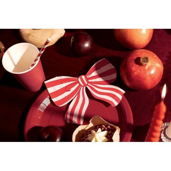 Servietter - Stripete sl�yfe - 12-pakning