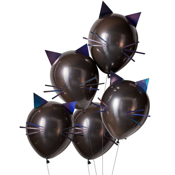 Ballonger - Katter - La oss bli Batty - 5 stk Ballonger - Katter - La oss bli Batty - 5 stk
