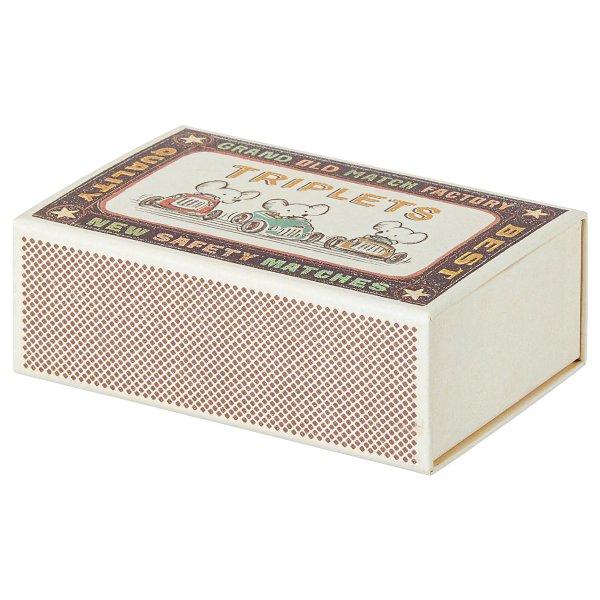 Mus i en fyrstikkeske - Trillinger