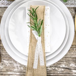 Bånd - Jutestoff - 4x500cm Bånd - Jutestoff - 4x500cm