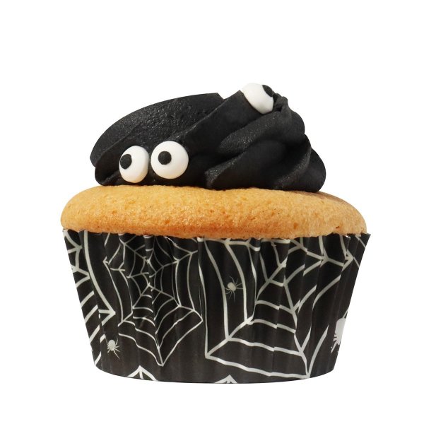 Cupcake-former - Folie - Halloween - Spindelvev - 30-pakning - PME Cupcake-former - Folie - Halloween - Spindelvev - 30-pakning - PME