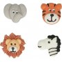 Sukkerdekorasjoner - Safaridyr - Funcakes - 12 stk Sukkerdekorasjoner - Safaridyr - Funcakes - 12 stk