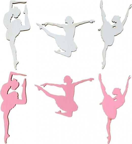 Borddekorasjon - Ballerinaer Borddekorasjon - Ballerinaer