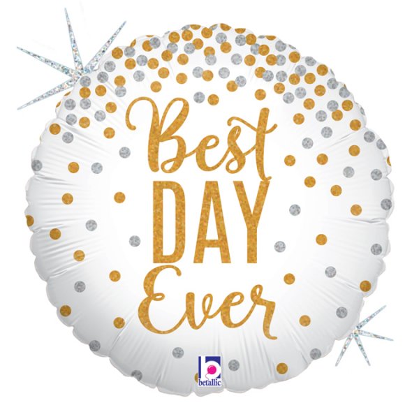 Folieballong - Best Day Ever