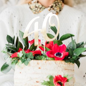 Kaketopper - 40 - Gull metallic