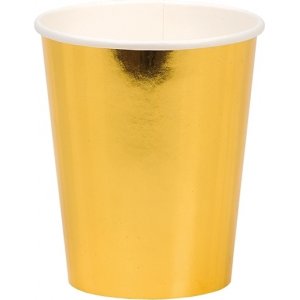 Pappkopper - Gull - 8-pakning Pappkopper - Gull - 8-pakning