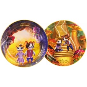 Papptallerken - Mikke Mus og Helium - Eventyr - 8-pakning