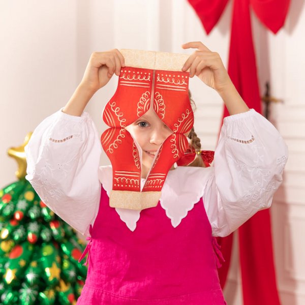 Servietter - Julestrmpe - 10-pakning