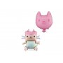 Folieballong - Gabby's Dollhouse - Babyboks med katteballong - 43 x 46 cm