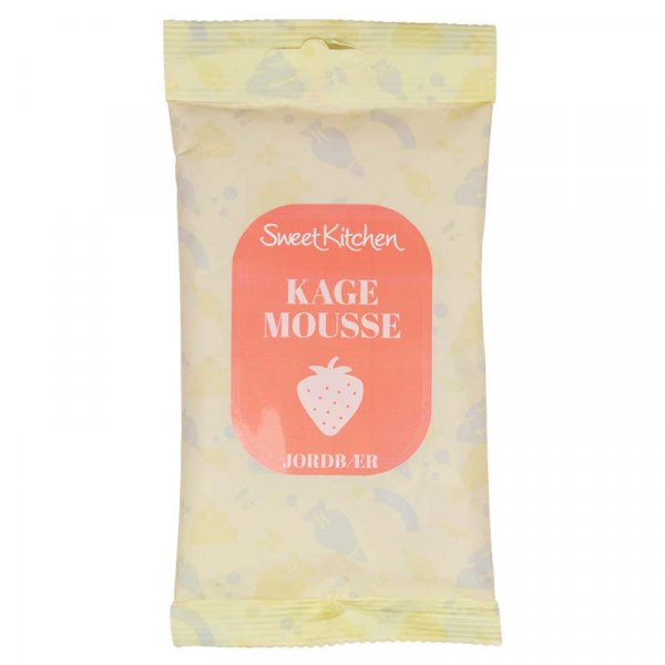 Mousseblanding - Jordbær - SweetKitchen - 50 g Mousseblanding - Jordbær - SweetKitchen - 50 g