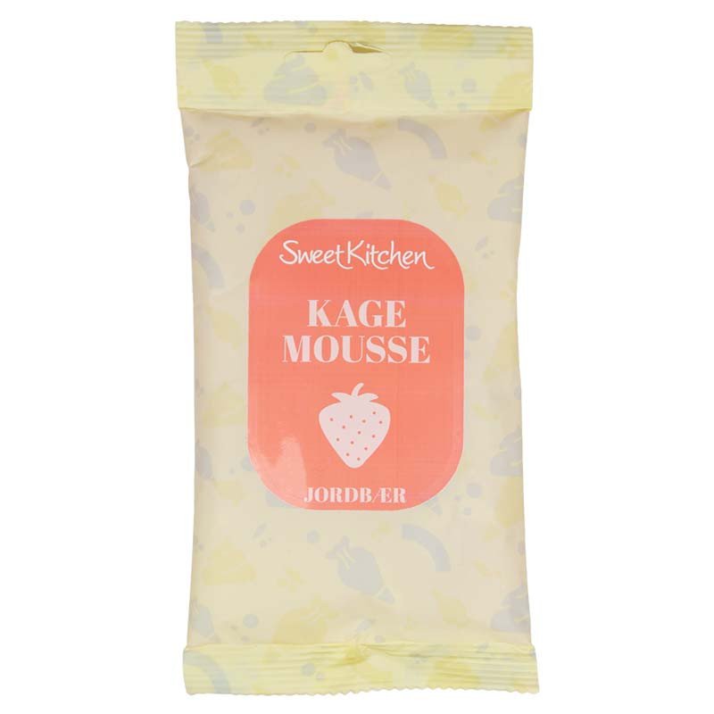 Mousseblanding - Jordbær - SweetKitchen - 50 g - Mousse