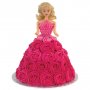 Dukke - Barbie-kake - Blond Dukke - Barbie-kake - Blond