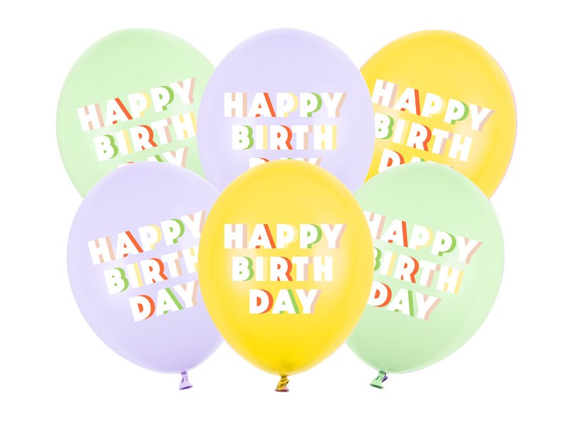 Ballonger Gratulerer med dagen - Mix - Festballonger