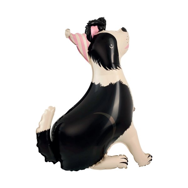 Folieballong - Hund "Border Collie" - 76 x 96 cm Folieballong - Hund "Border Collie" - 76 x 96 cm