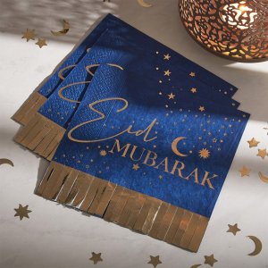 Servietter - Eid Mubarak - 16-pakning