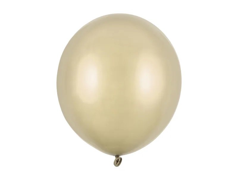 Ballonger ensfargede - Premium 43 cm - Gull Metallic - 25-pakning - Kjempeballonger, Ballonger