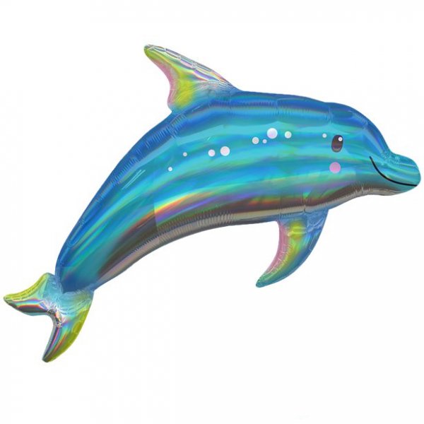 Folieballong  75 cm  Delfin