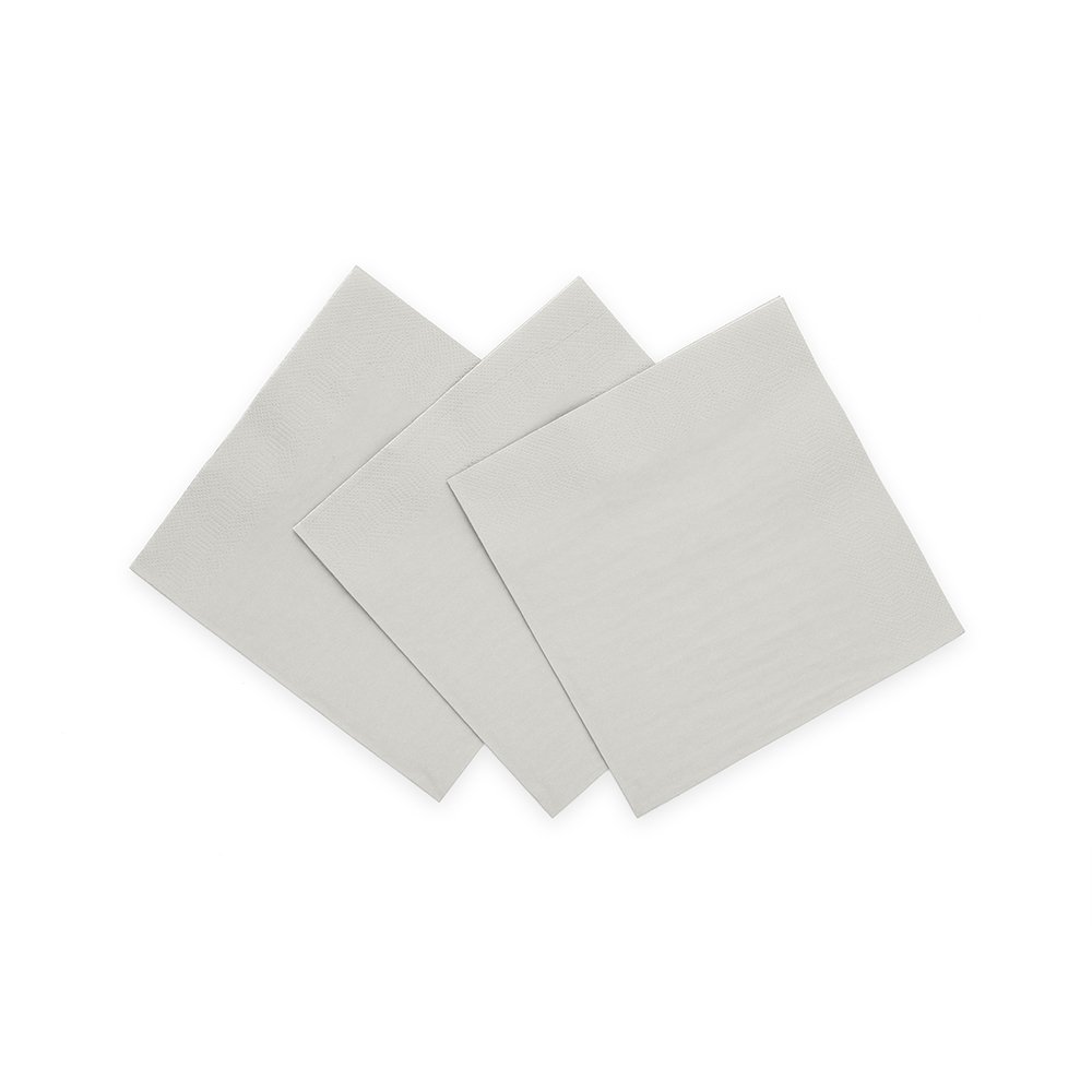 Små servietter – Sølv – 24×24 cm – 20-pakning – Servietter, Borddekking
