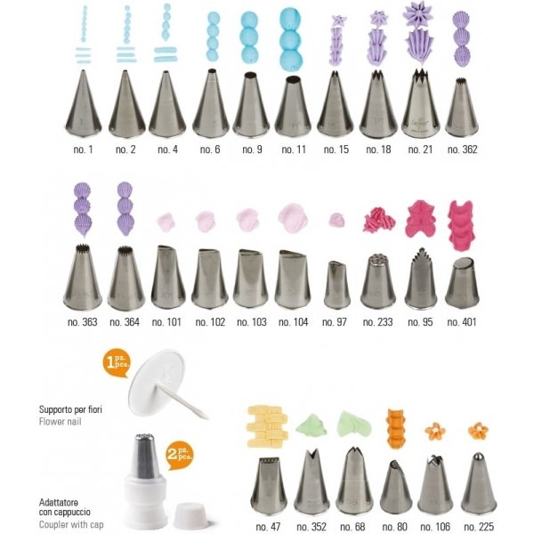 Kakedekorasjonssett - Decora - 29 deler Kakedekorasjonssett - Decora - 29 deler