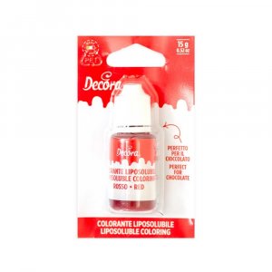 Flytende maling - Rd - 15 g - Decora