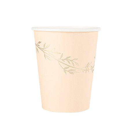 Papirkopper - Blomster - 8-pakning