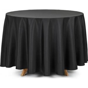 Rund dukstoff - Svart - 230 cm Rund dukstoff - Svart - 230 cm