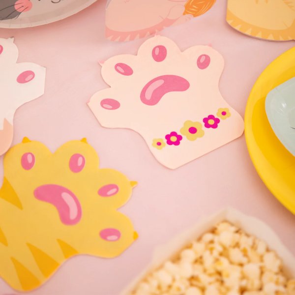 Servietter - Pastellkatter - 12 stk