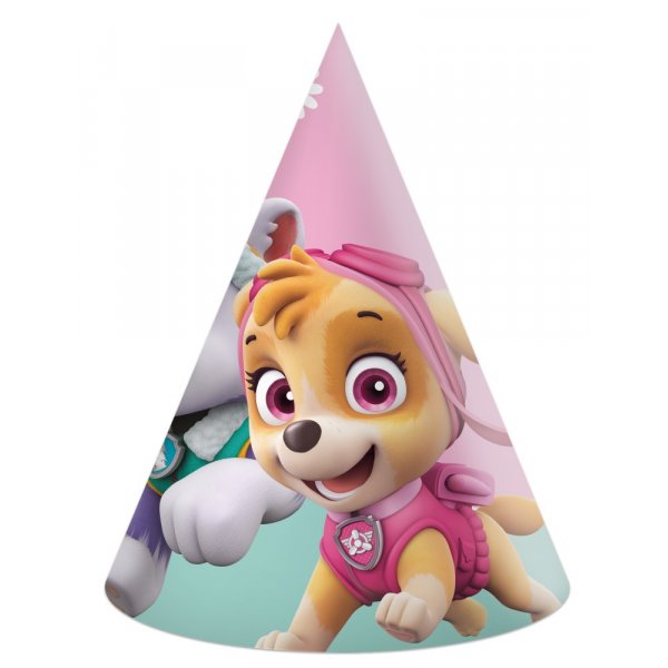 Festhatter - Paw Patrol - Skye & Everest - 6-pakning Festhatter - Paw Patrol - Skye & Everest - 6-pakning