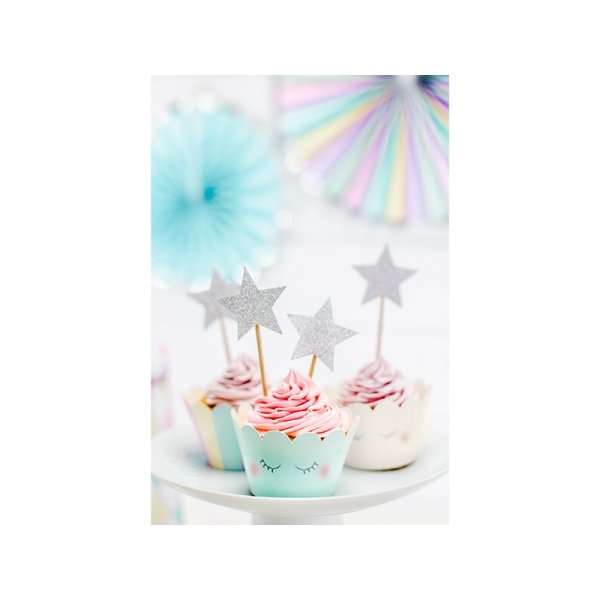 Cupcake-papir Enhj�rning - Make A Wish