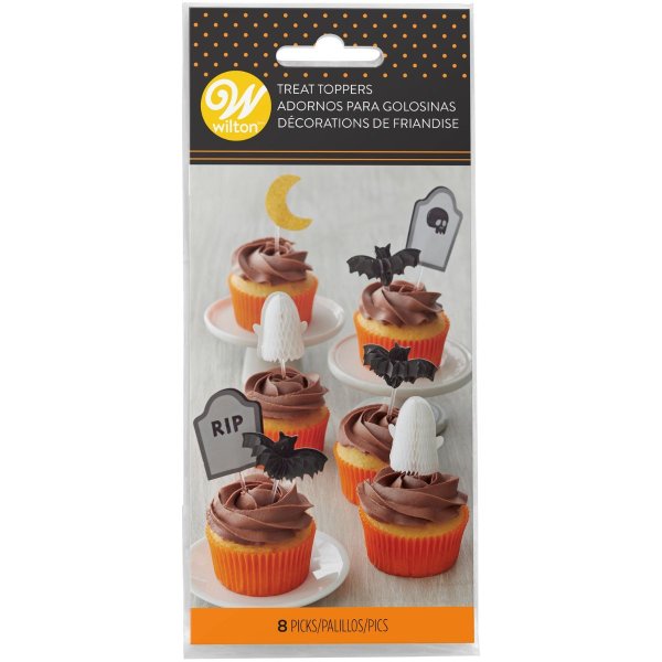 Halloween-kakedekorasjoner - 8-pakning Halloween-kakedekorasjoner - 8-pakning