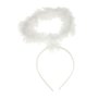 Englekostyme 3 deler Barnestørrelse M 110-120 cm Hvit/Sølv Englekostyme 3 deler Barnestørrelse M 110-120 cm Hvit/Sølv