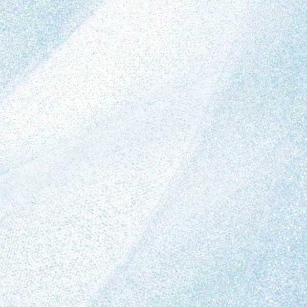 Tyll - Lysebl - Glitter - 30 cm bred, 9 m lang