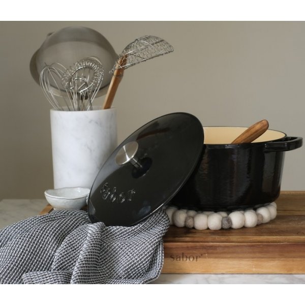 St�pejernsgryte - 4,4 liter - Svart - Sabor