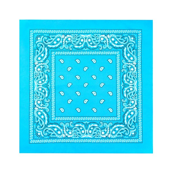 Bandana-skjerf - Lysebl�