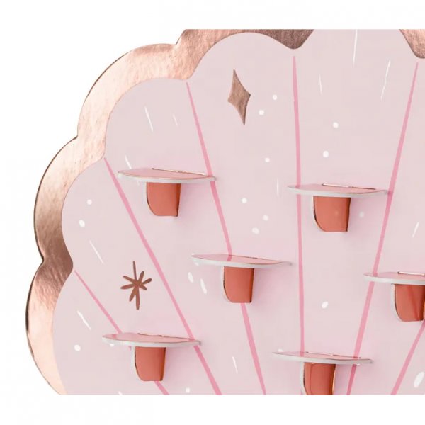 Shot Wall - Skjell - Rosa/Roségull Shot Wall - Skjell - Rosa/Roségull