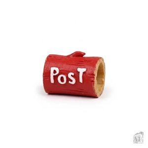 Julenissetilbehør - Rund postkasse Julenissetilbehør - Rund postkasse