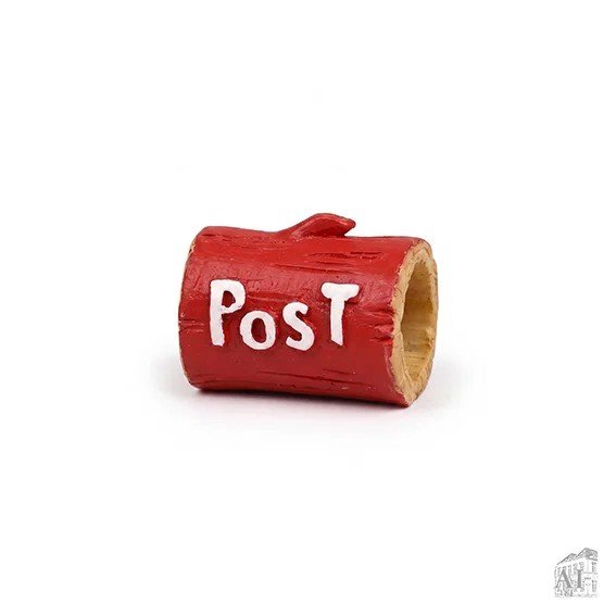 Julenissetilbehør - Rund postkasse Julenissetilbehør - Rund postkasse