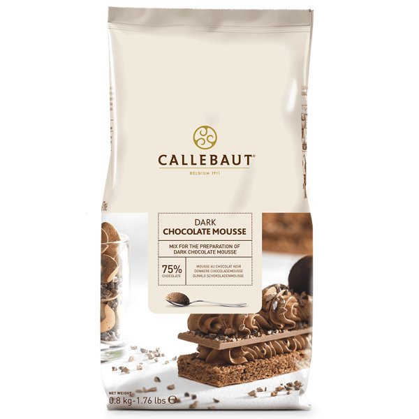 Mørk sjokolademousse - Mix - Callebaut - 800 g Mørk sjokolademousse - Mix - Callebaut - 800 g